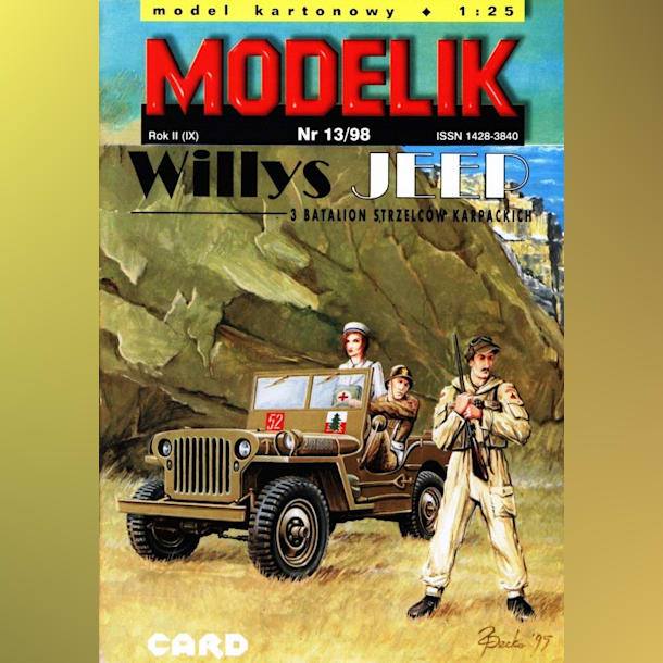 Журнал Modelik - 13/1998 - Автомобиль Willys MB