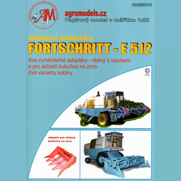 Журнал Agromodels - 02 - Зерноуборочный комбайн Fortschritt E 512