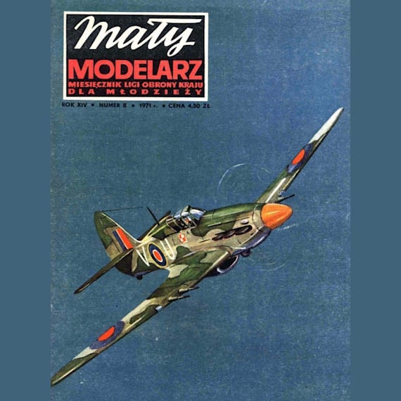 Maly Modelarz - 8/1971 - Истребитель Hawker Hurricane