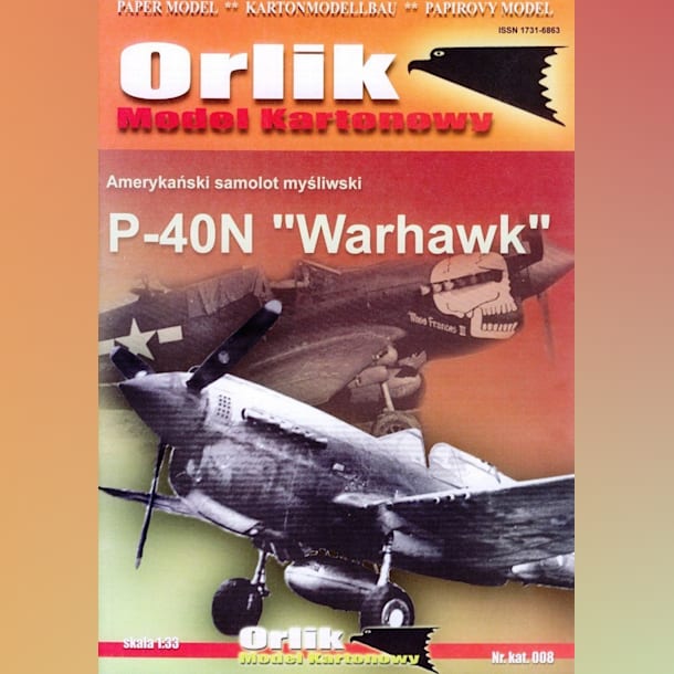 Журнал Orlik - 008 - Истребитель Curtiss P-40 Warhawk