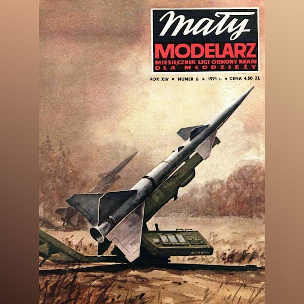 Журнал Maly Modelarz - 6/1971 - Зенитная управляемая ракета