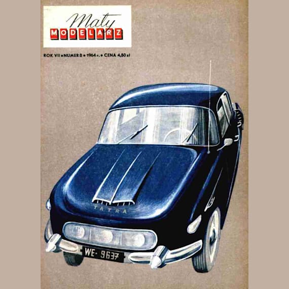 Maly Modelarz - 8/1964 - Автомобиль Tatra 603