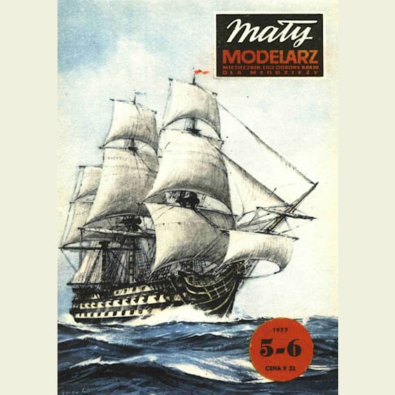 Maly Modelarz - 5-6/1977 - Линейный корабль HMS Victory