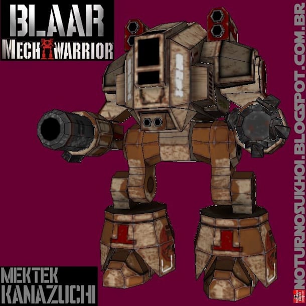 Бумажная модель Робот Kanazuchi (MechWarrior)