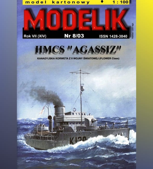 Журнал Modelik - 8/2003 - Корвет HMCS Agassiz