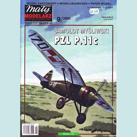 Maly Modelarz - 9/2003 - Истребитель PZL P.11c