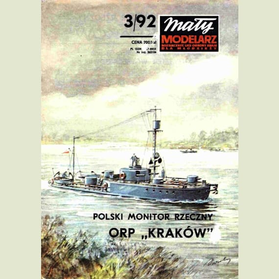 Maly Modelarz - 3/1992 - Монитор ORP Krakow