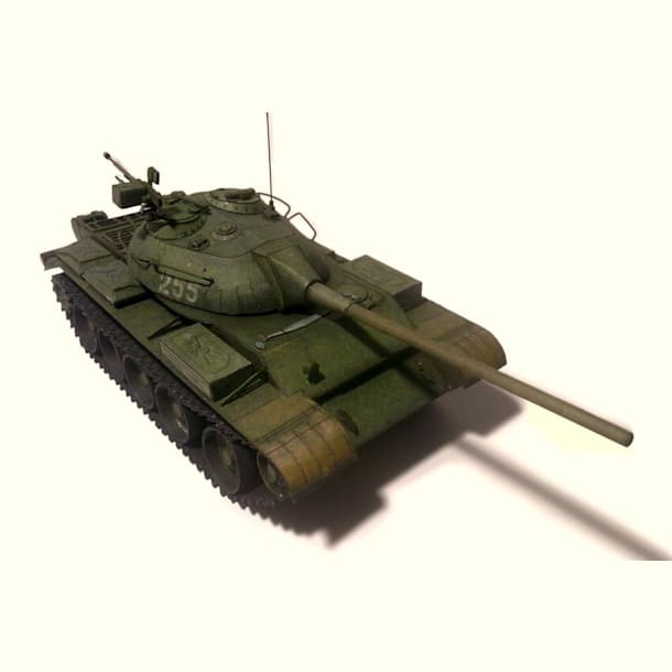 Бумажная модель Танк Т-54