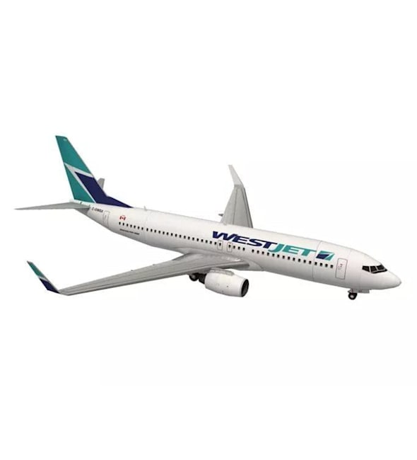 Бумажная модель Авиалайнер Boeing 737-800 WestJet