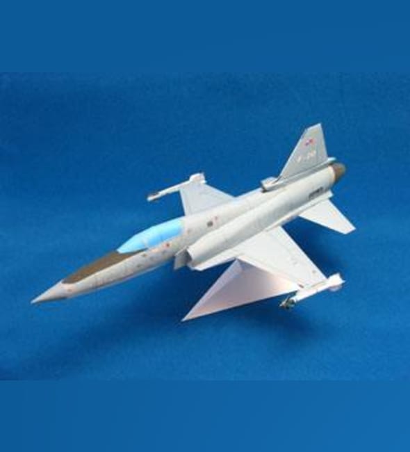 Бумажная модель Истребитель Northrop F-20 Tigershark