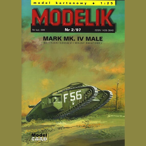 Modelik - 2/1997 - Танк Mark IV Male