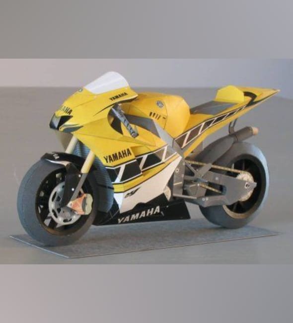 Бумажная модель Мотоцикл Yamaha YZR-M1