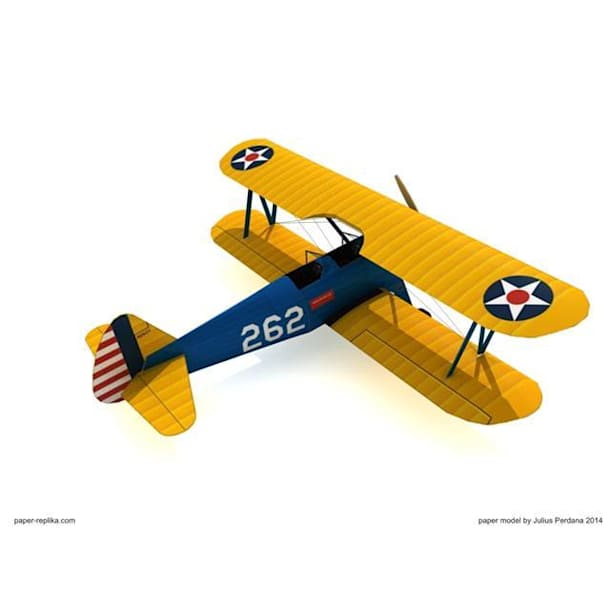 Самолет Boeing PT-17 Stearman Army