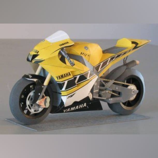 Бумажная модель Мотоцикл Yamaha YZR-M1