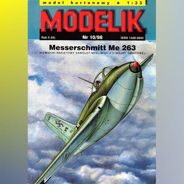 Журнал Modelik - 10/1998 - Истребитель-перехватчик Messerschmitt Me.263