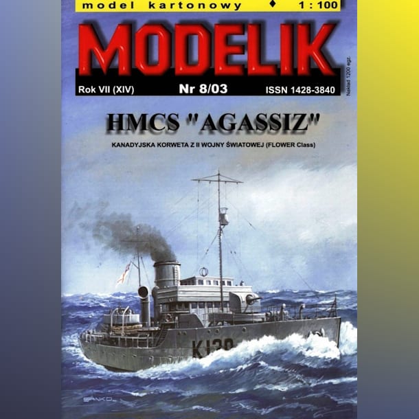 Журнал Modelik - 8/2003 - Корвет HMCS Agassiz