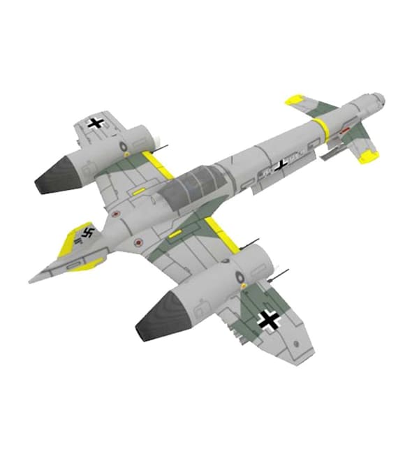 Бумажная модель Самолет Messerschmitt Me 207