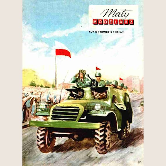 Maly Modelarz - 12/1961 - Бронетранспортер БТР-152