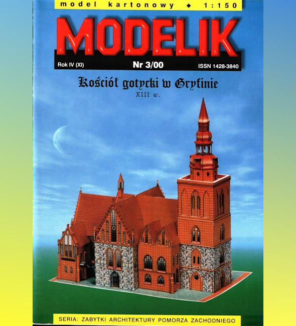 Журнал Modelik - 3/2000 - Готический костел в Грыфине