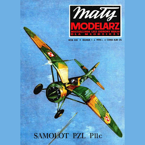 Maly Modelarz - 1/1970 - Истребитель PZL P.11c