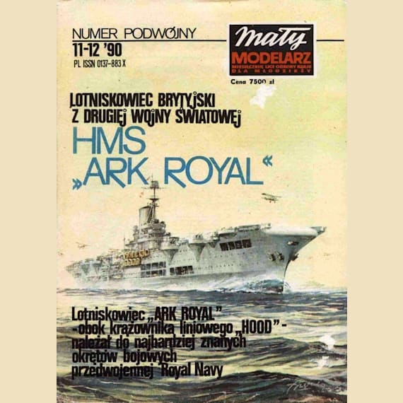 Maly Modelarz - 11-12/1990 - Авианосец HMS Ark Royal