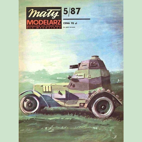 Maly Modelarz - 5/1987 - Бронеавтомобили Wz.28, Wz.29 и Wz.34