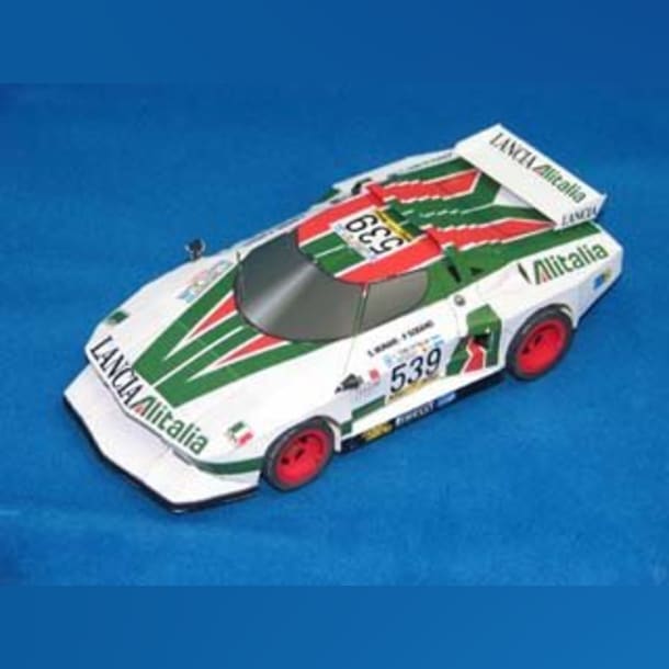 Бумажная модель Автомобиль Lancia Stratos HF GR 5