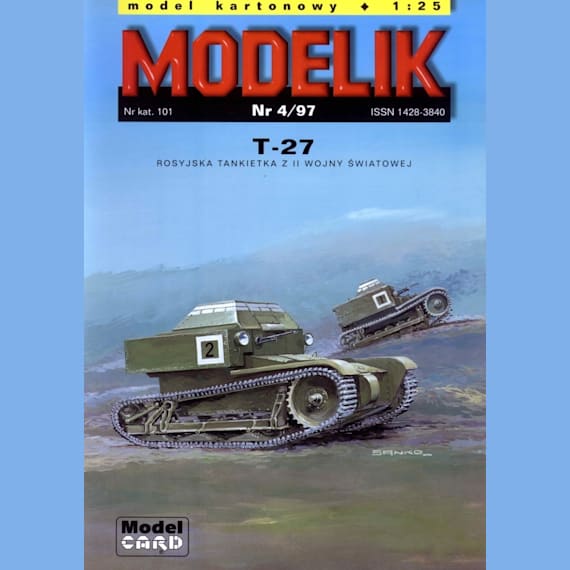 Modelik - 4/1997 - Танкетка Т-27