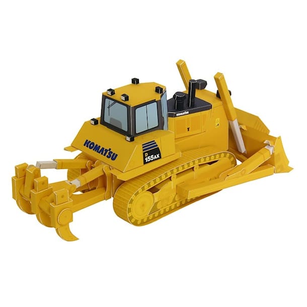 Бумажная модель Бульдозер Komatsu D155AX