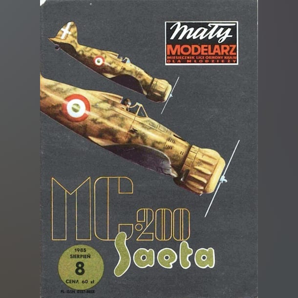 Журнал Maly Modelarz - 8/1985 - Истребитель Macchi C.200 Saetta