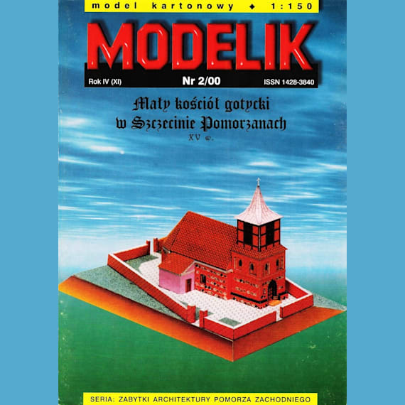 Modelik - 2/2000 - Малый готический костел в Щецине