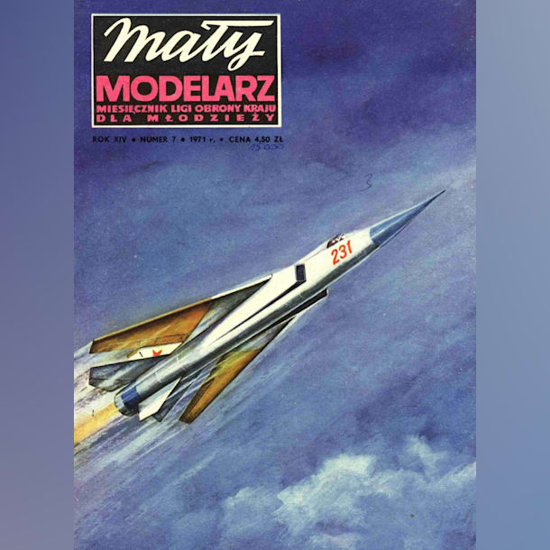 Журнал Maly Modelarz - 7/1971 - Истребитель МиГ-23