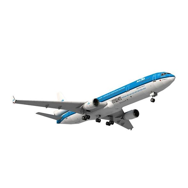 Бумажная модель Авиалайнер McDonnell Douglas MD-11 KLM