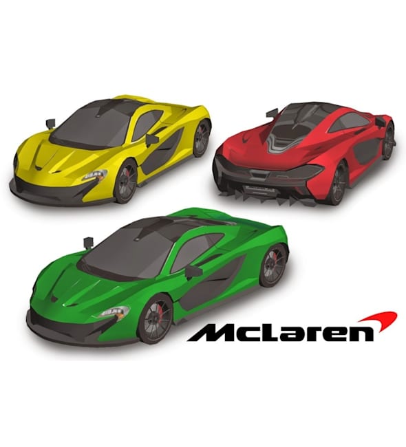 Бумажная модель Автомобиль McLaren P1