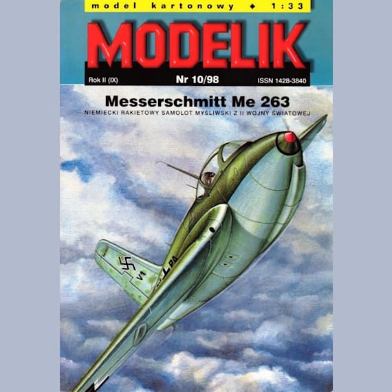 Modelik - 10/1998 - Истребитель-перехватчик Messerschmitt Me.263