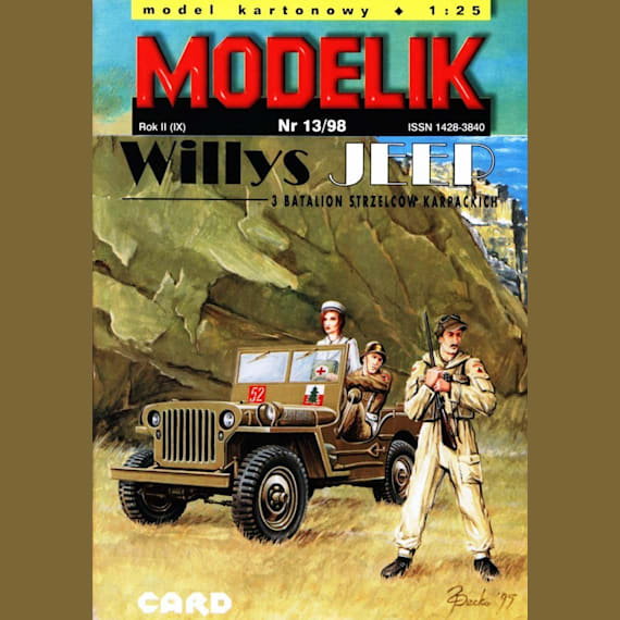 Modelik - 13/1998 - Автомобиль Willys MB