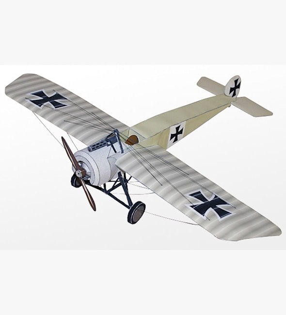 Бумажная модель Истребитель Fokker E.III Eindecker