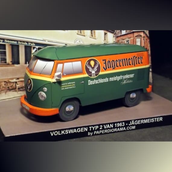 Автомобиль Volkswagen Transporter T1 Jagermeister 1963