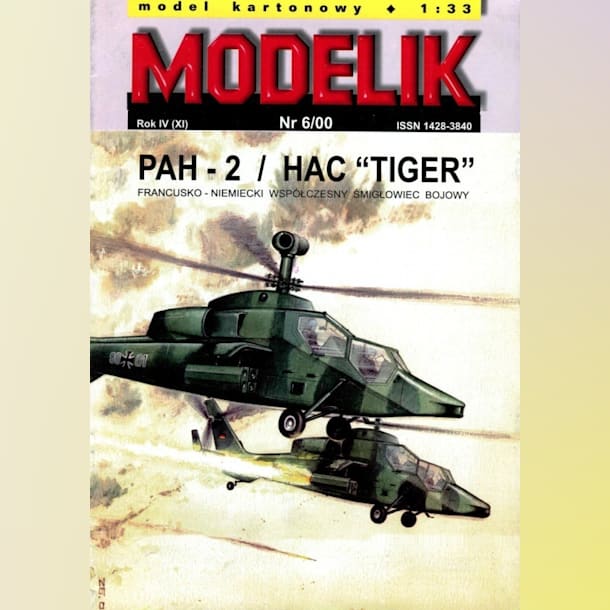 Журнал Modelik - 6/2000 - Ударный вертолет Eurocopter Tiger HAC