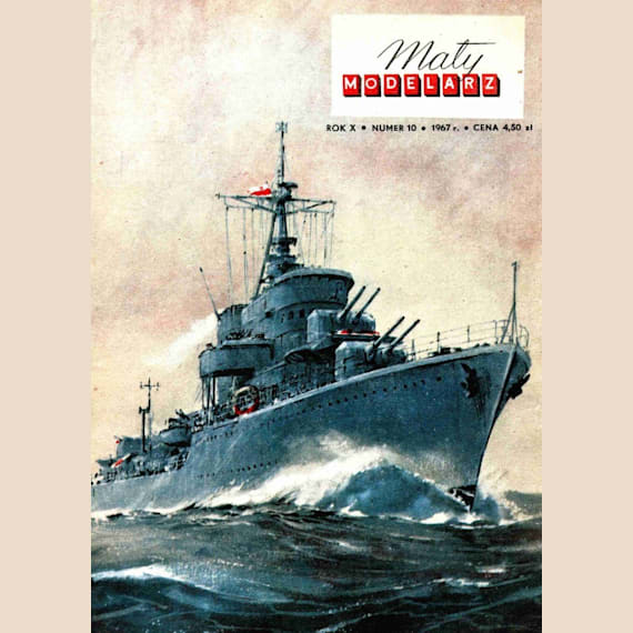 Maly Modelarz - 10/1967 - Эсминец ORP Blyskawica