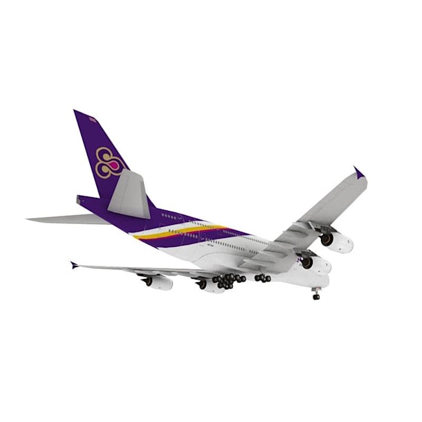 Бумажная модель Авиалайнер Airbus A380-800 Thai Airways