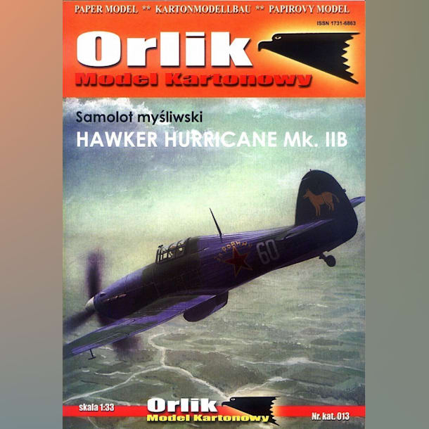 Журнал Orlik - 013 - Истребитель Hawker Hurricane Mk.IIB