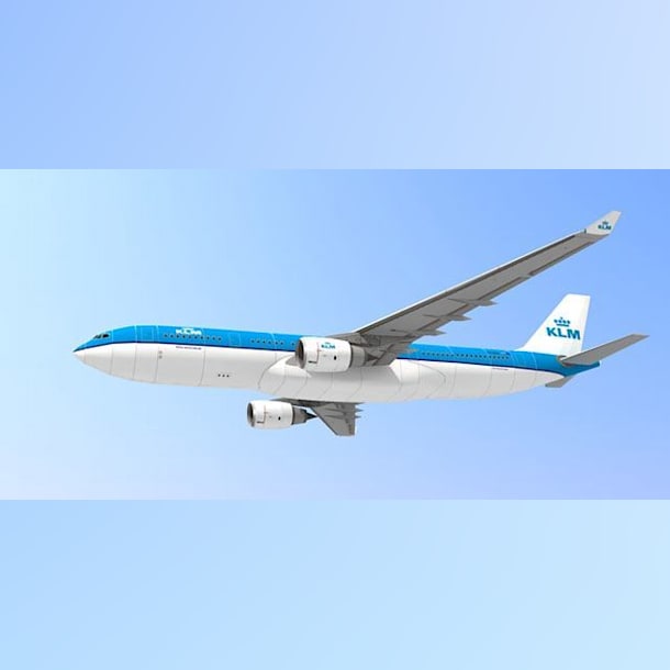 Бумажная модель Авиалайнер Airbus A330-200 KLM