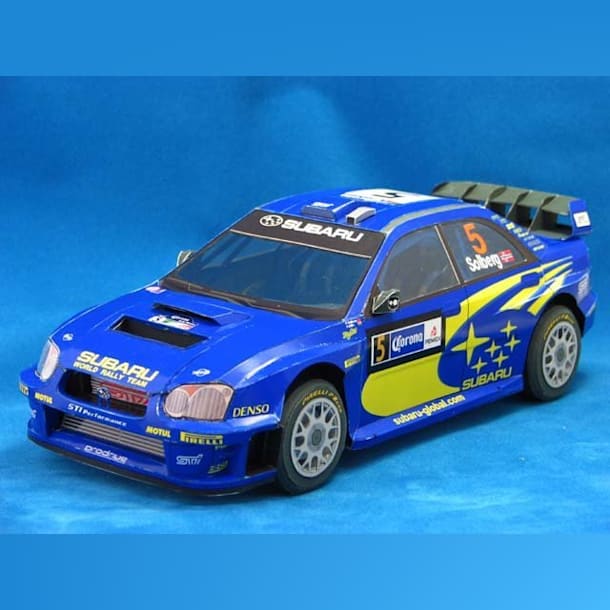 Бумажная модель Автомобиль Subaru Impreza WRC 2005