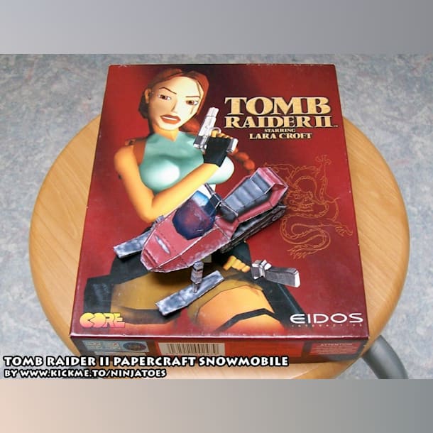 Бумажная модель Снегоход (Tomb Raider II)