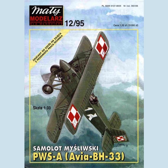 Maly Modelarz - 12/1995 - Истребитель Avia BH-33