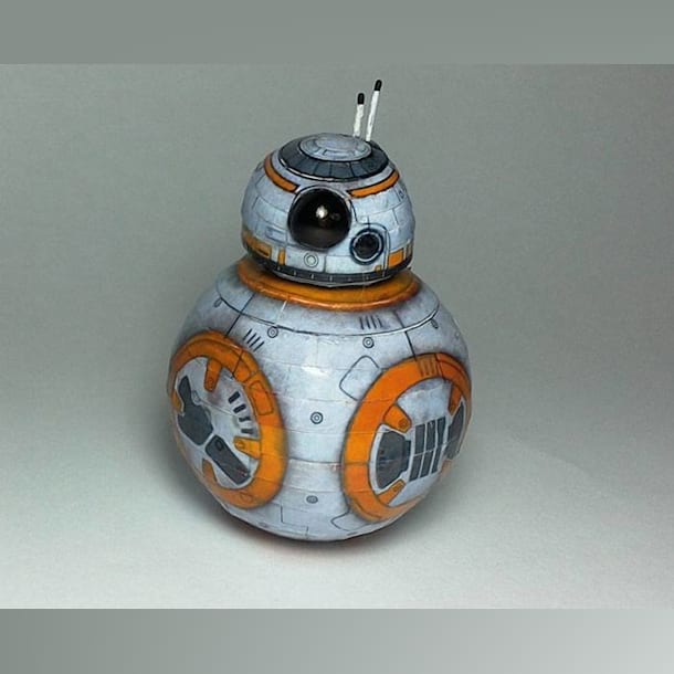 Бумажная модель Астродроид BB-8 (Звездные войны)