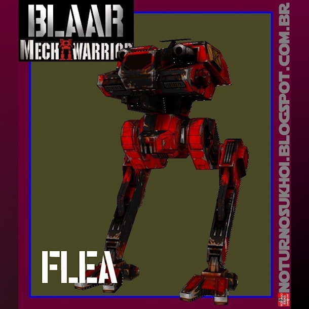 Бумажная модель Робот Flea (MechWarrior)