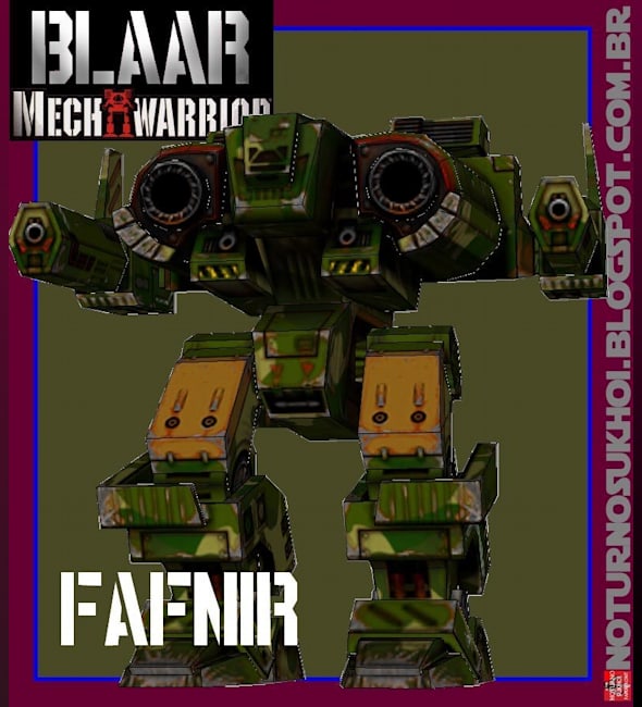 Бумажная модель Робот Fafnir (MechWarrior)