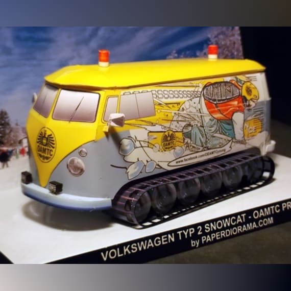 Гусеничный автомобиль Volkswagen Transporter T1 Snowcat Adventuremobile